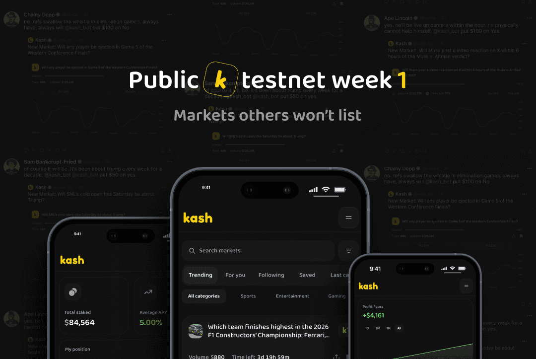 Public Testnet Week 1: The week the internet priced a Sam Altman meme